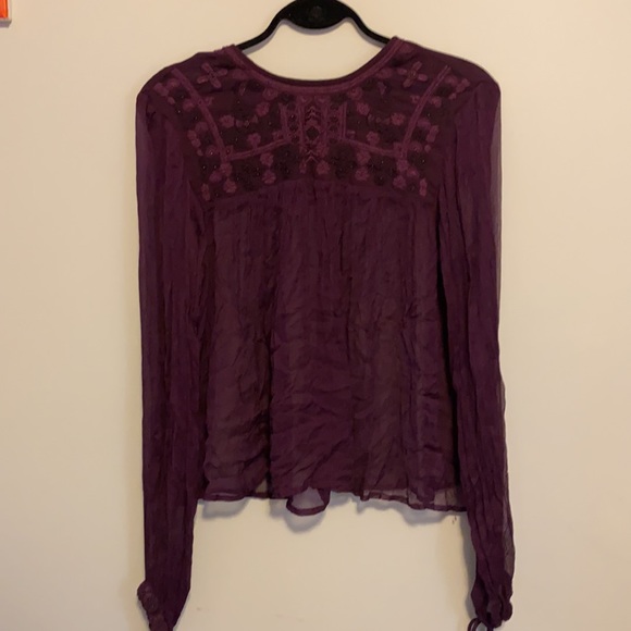 Sheer beaded FP blouse - Picture 4 of 7